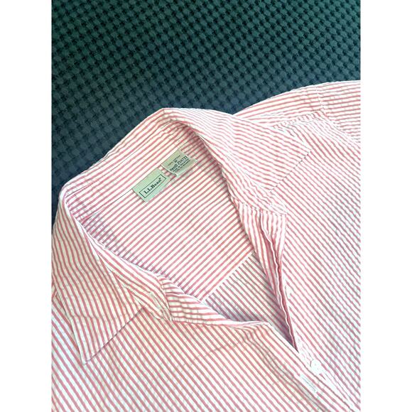 L.L. Bean‎ Button Up | Womens 3/4 Sleeve Striped Blouse | Size M - Picture 2 of 7